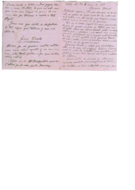 Carta de Joan Casals a Francisca Sirvent